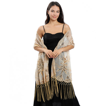 Starlet Energy Sequin Embroidered Cape
