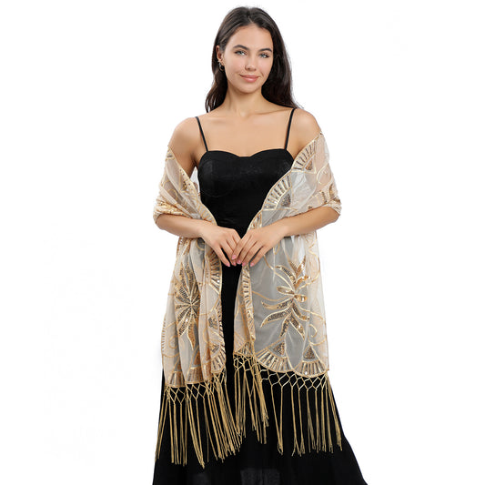Starlet Energy Sequin Embroidered Cape