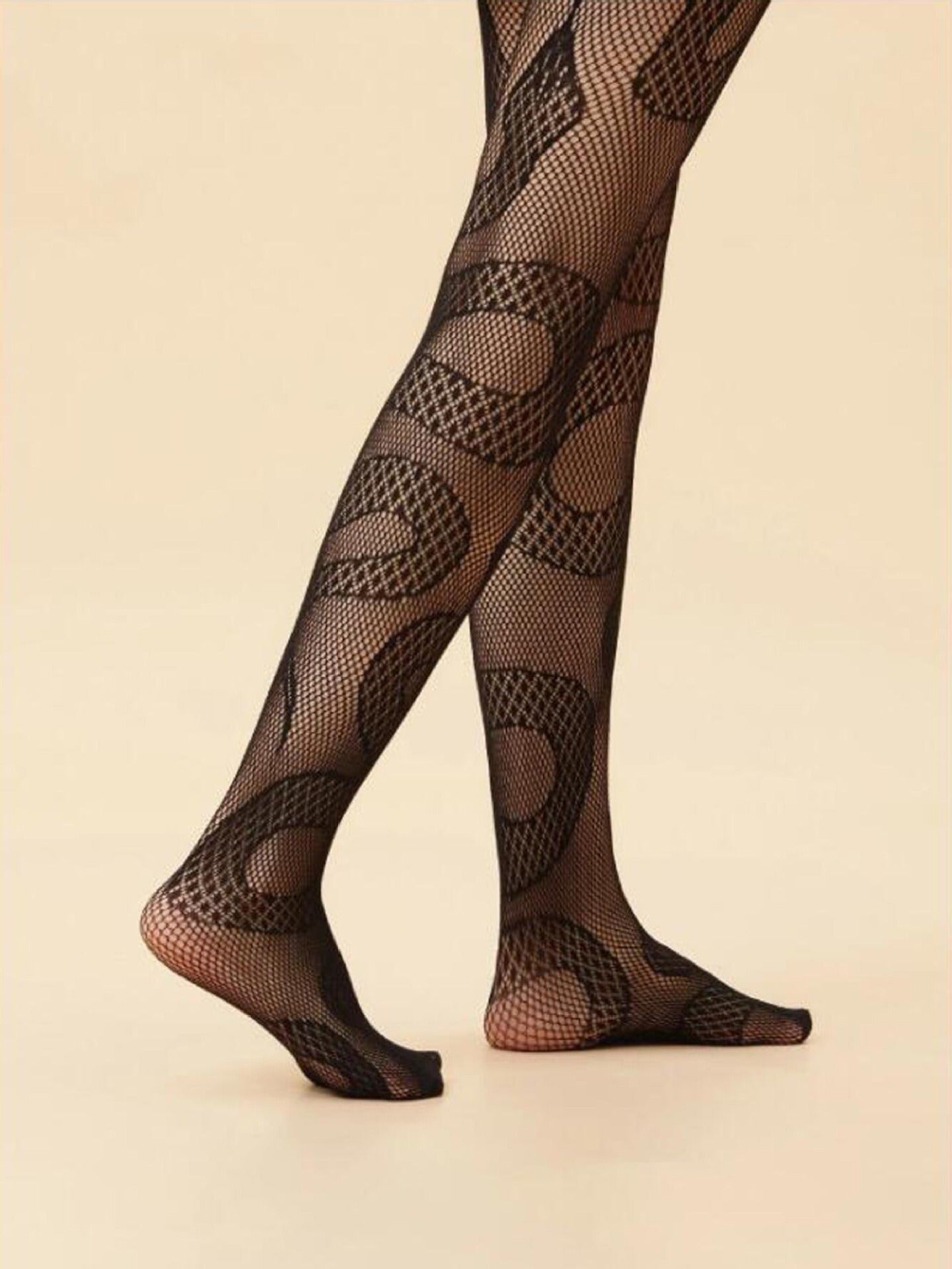 Snake Charmer Mesh Stockings