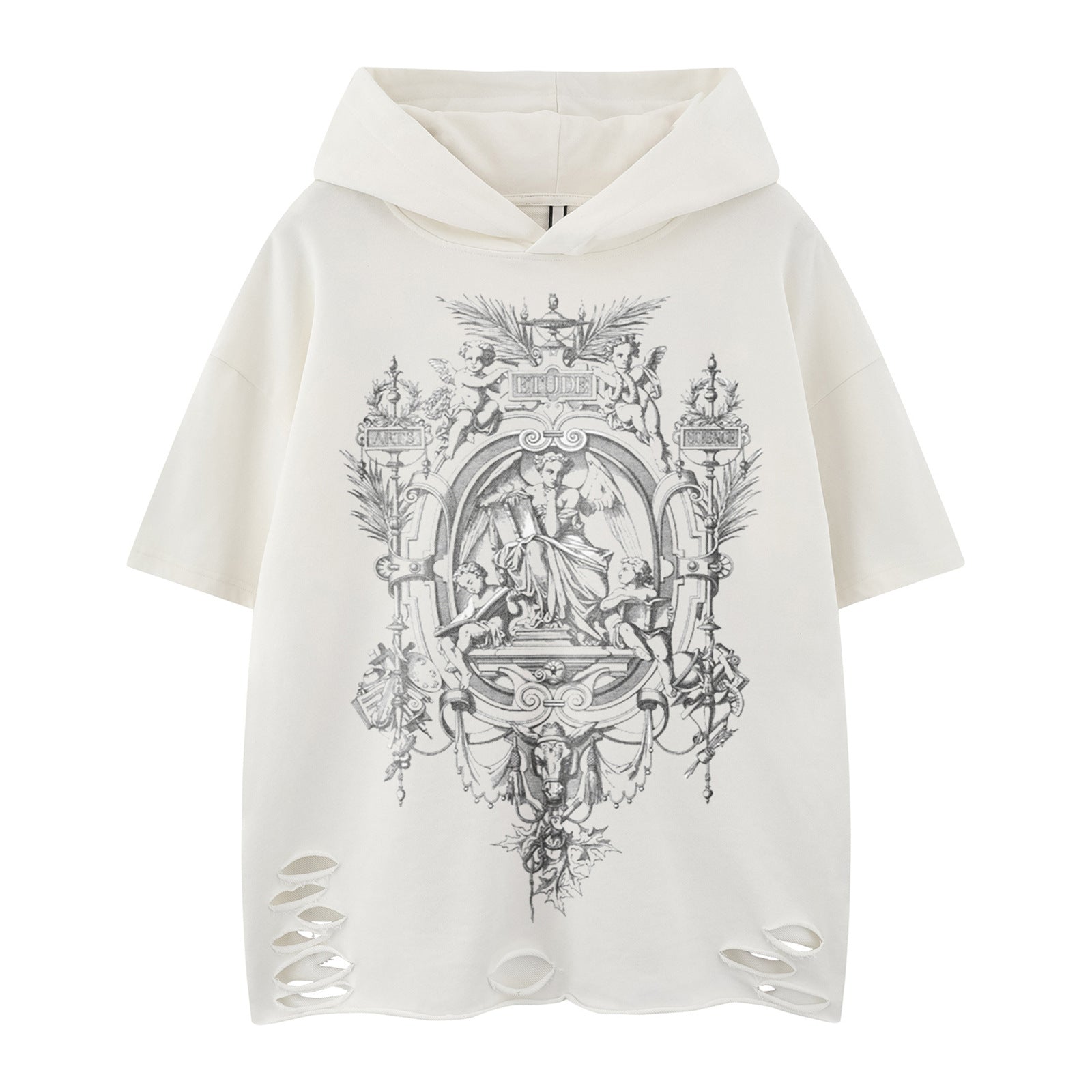 Rebel Spirit Hooded Short Sleeve Tee