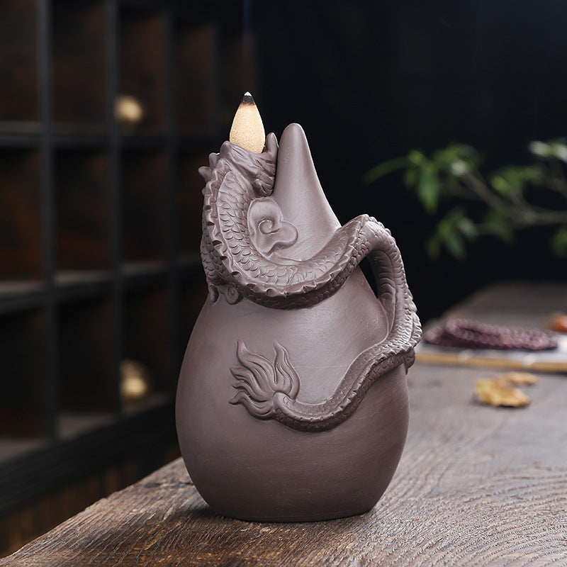 Chinese Dragon Backflow Incense Burner
