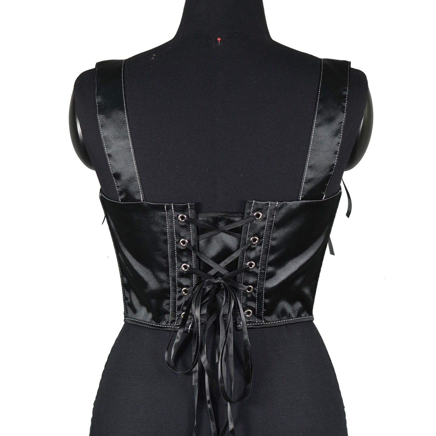 Retro Fishbone Corset Top