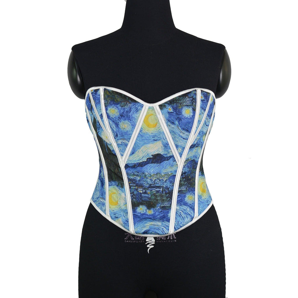 Sun & Moon Fishbone Corset – European & American Inspired