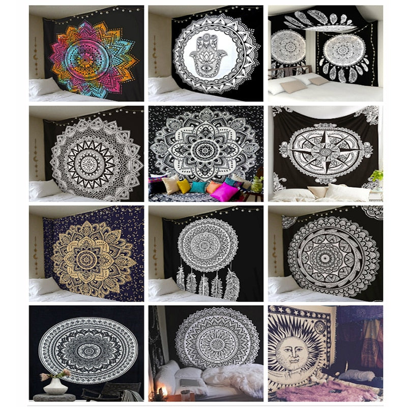 Mandala Tapestry Wall Hanging