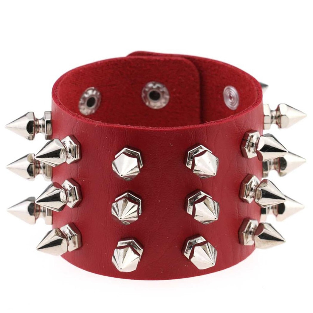 Stud Leather Cuff