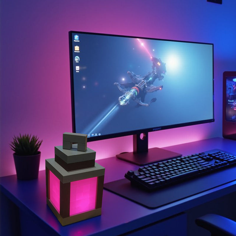 USB Rechargeable Gaming Room Pixel Decor