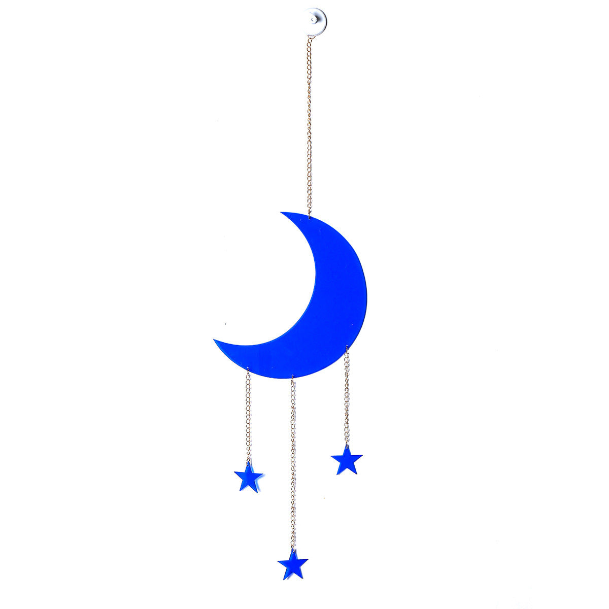 Acrylic Blue Fantasy Moon Chain Hanging Decoration
