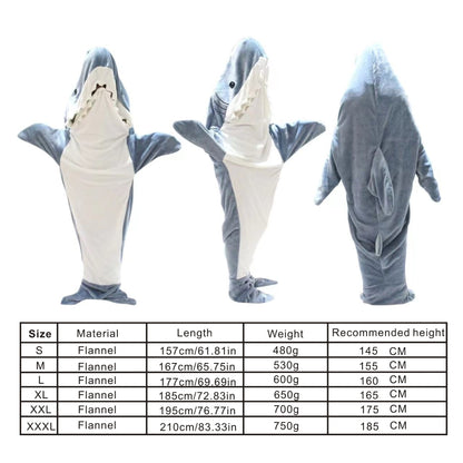 Shark Nap Attack! Cartoon Shark Sleeping Bag Pajamas