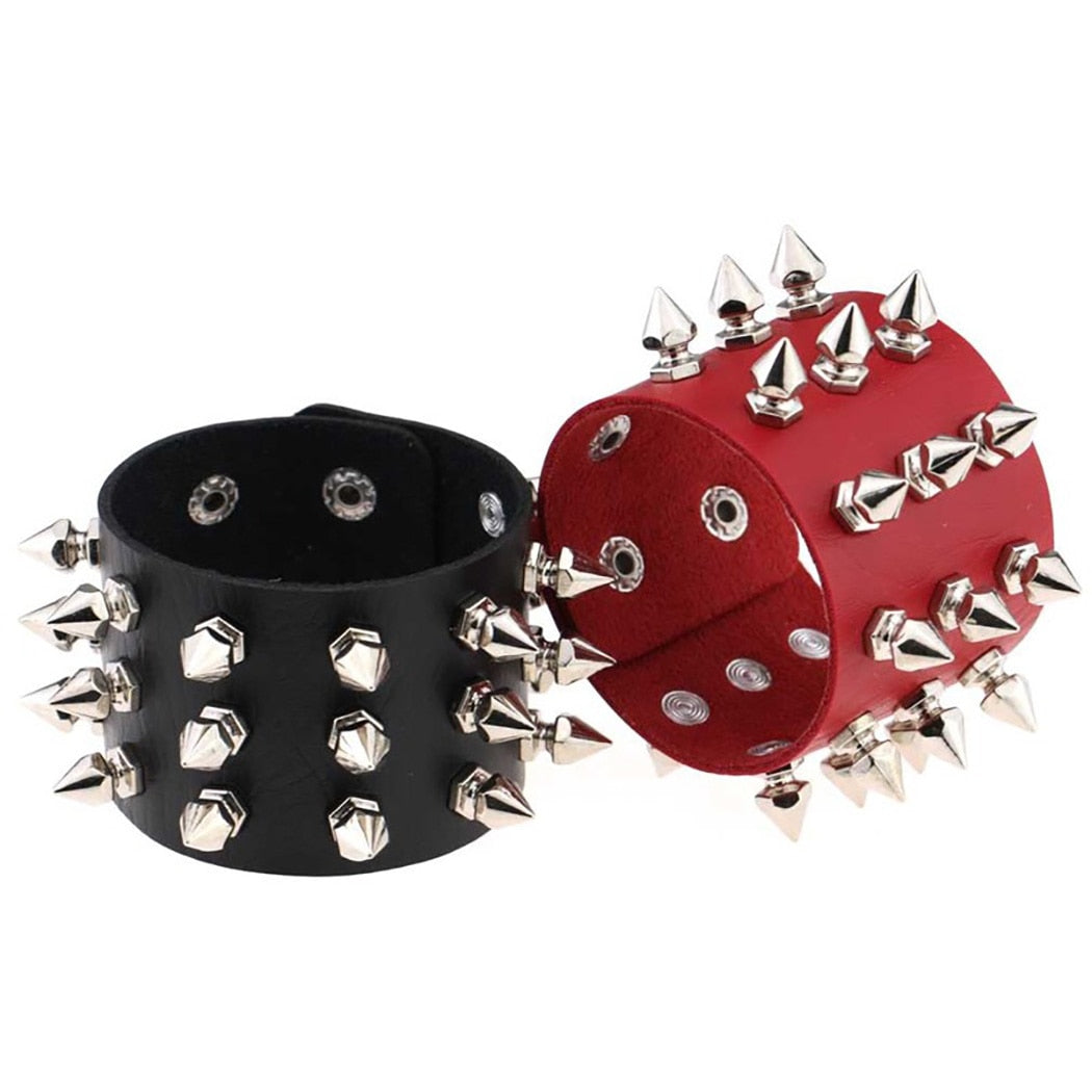Stud Leather Cuff