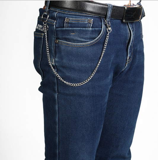 37cm Long Wallet Belt Chain Rock Punk Metal Key chain Gold Silver Keyring Mens HipHop Jewelry