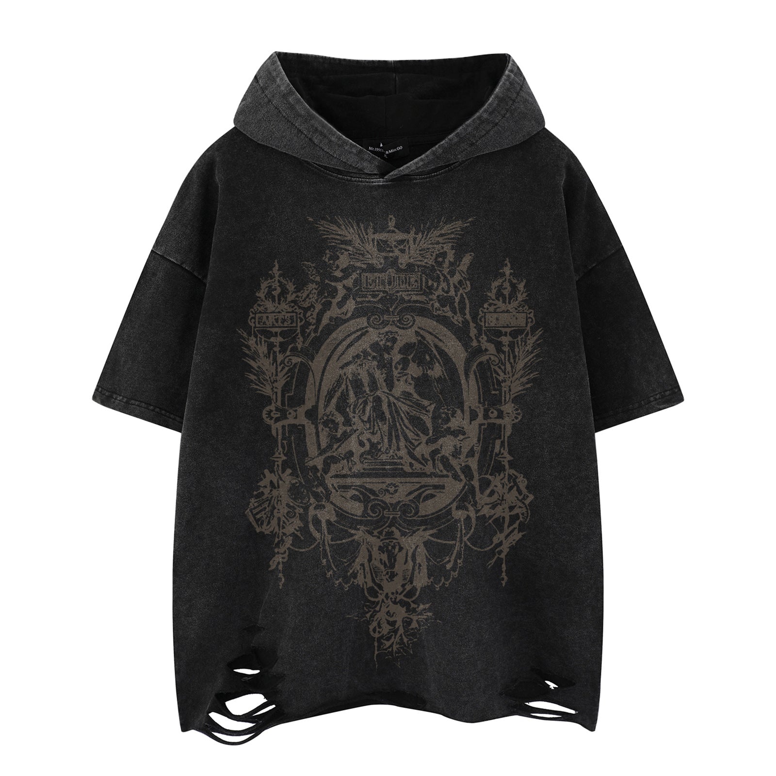 Rebel Spirit Hooded Short Sleeve Tee