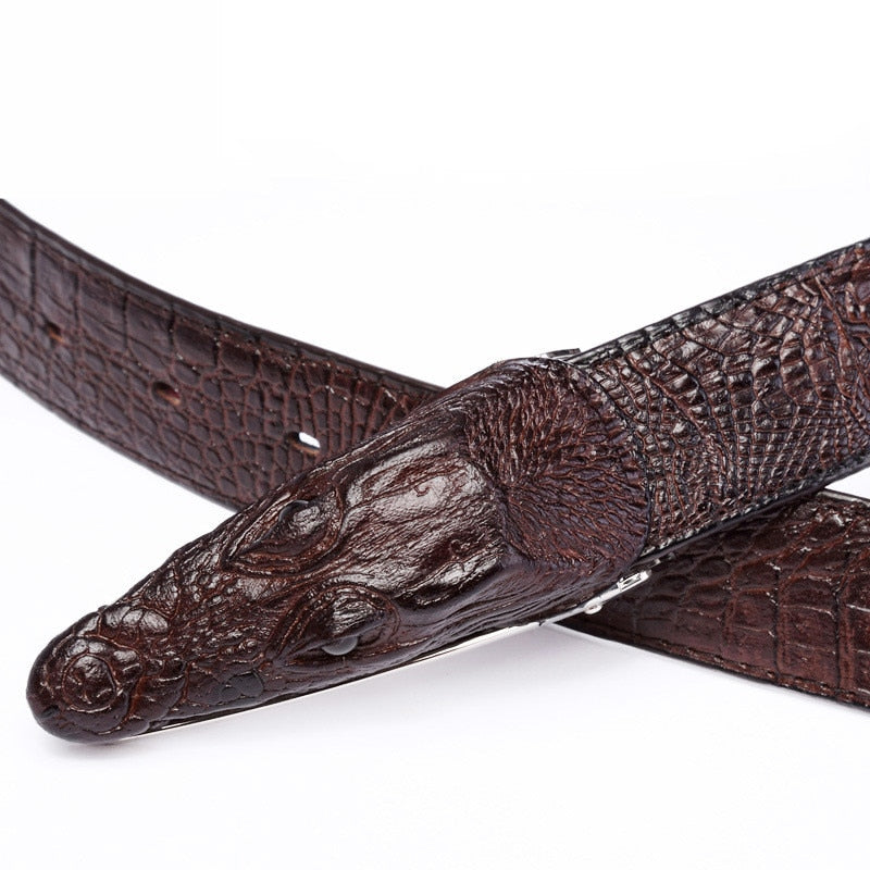 "Better Than His Old One" Croc-Embossed Belt