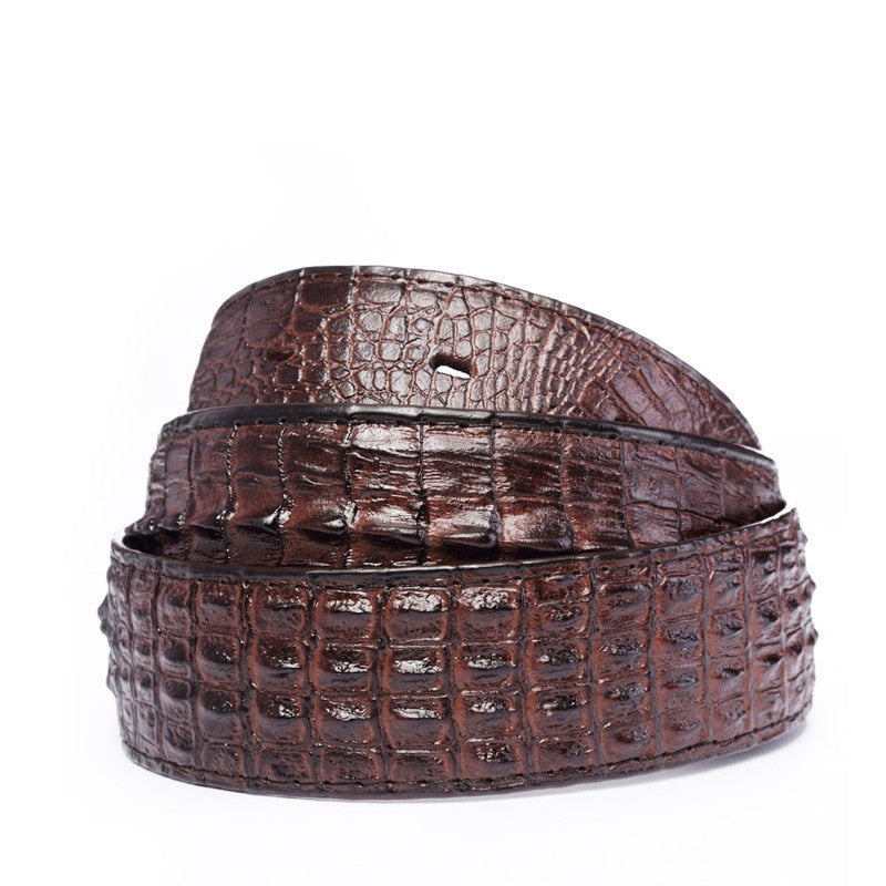 "Better Than His Old One" Croc-Embossed Belt