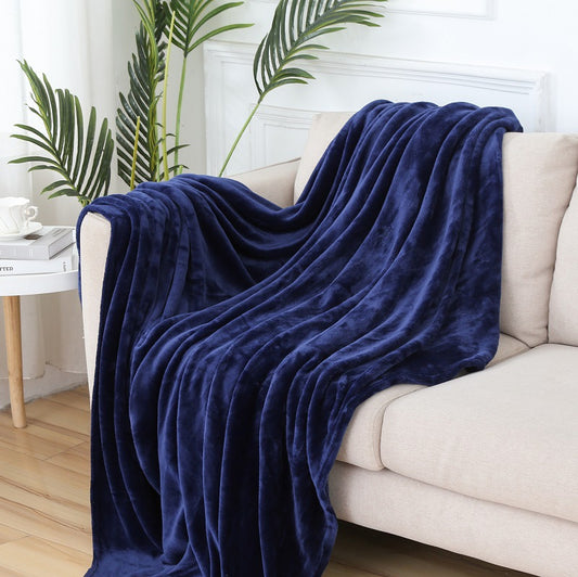 Cozy Up Solid Color Fleece Blanket