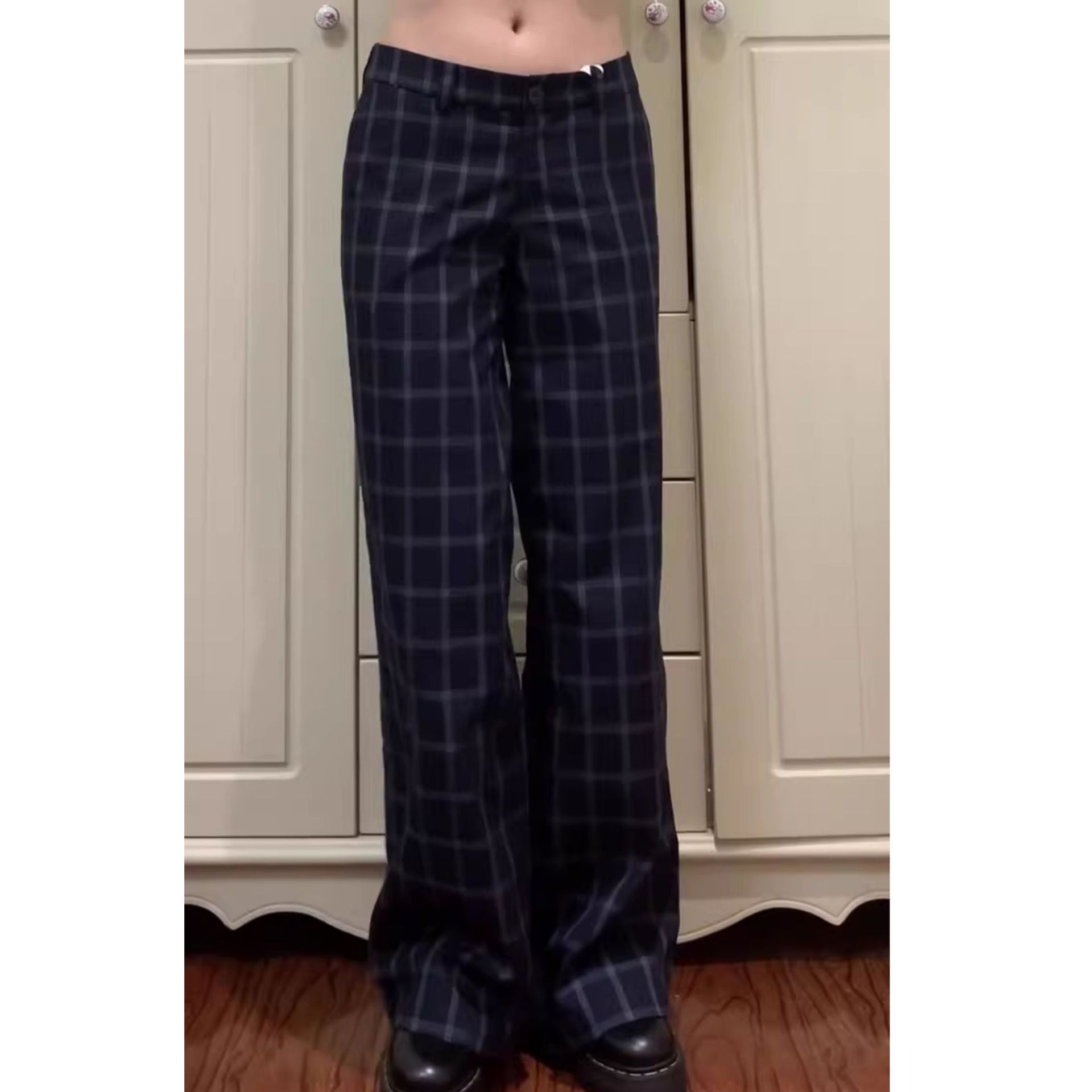 Plaid Problem Casual Trousers