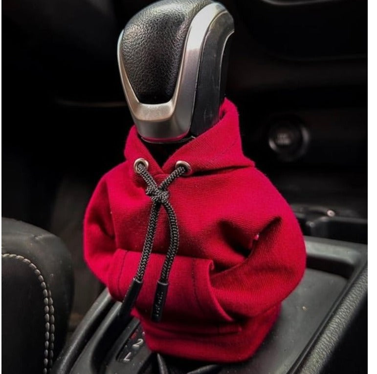 Miniature Hoodie Car Shifter Cover