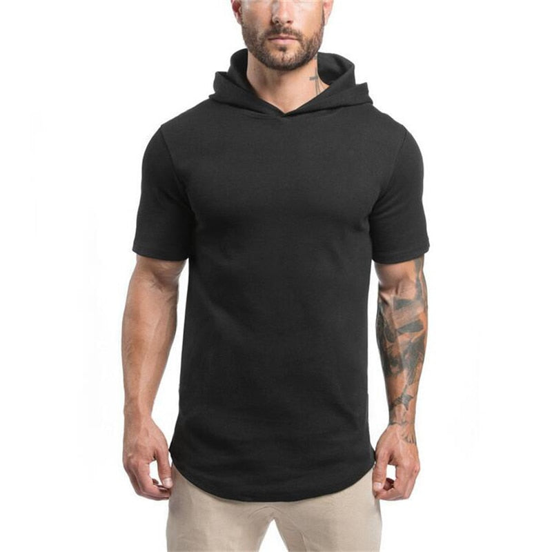 "Gun Show" Short Sleeve Muscle Hoodie