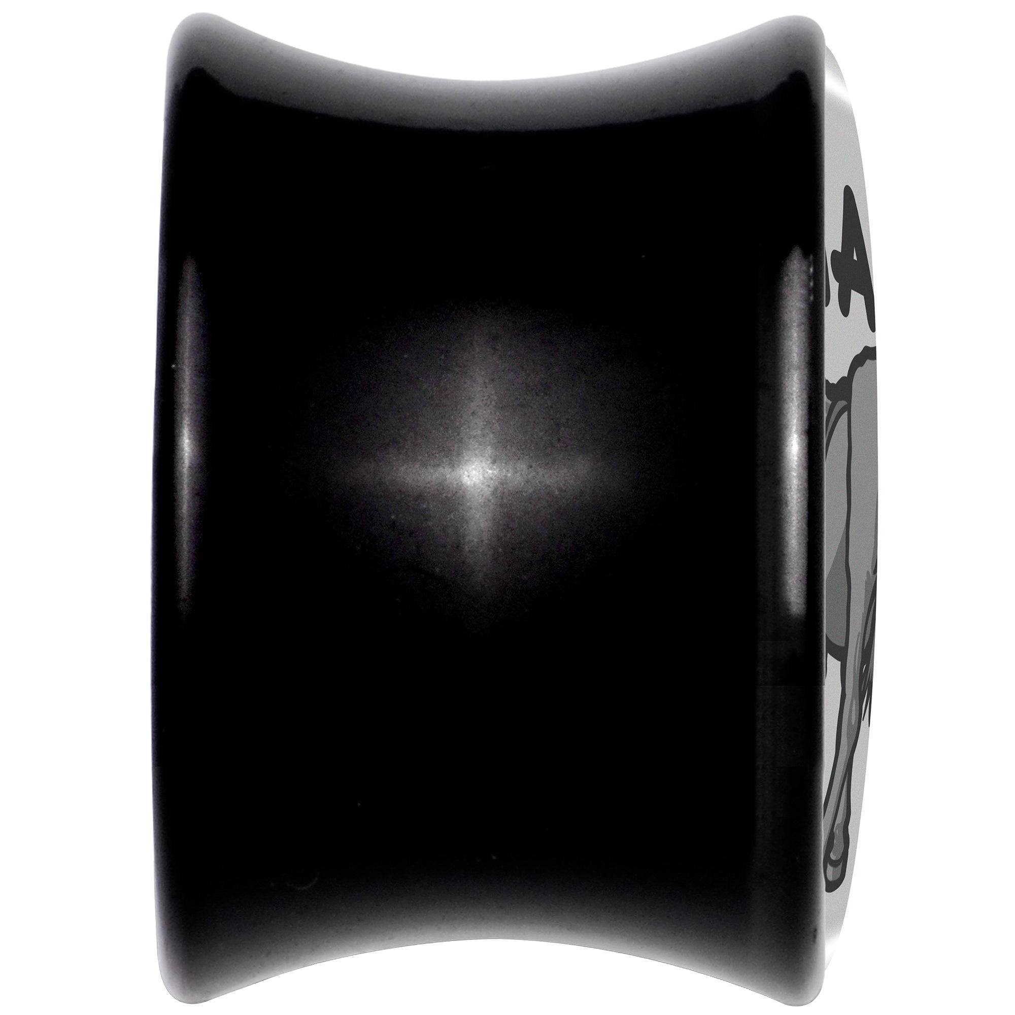 Donkey Smart Ass Black Acrylic Saddle Plug Set by Onyx O