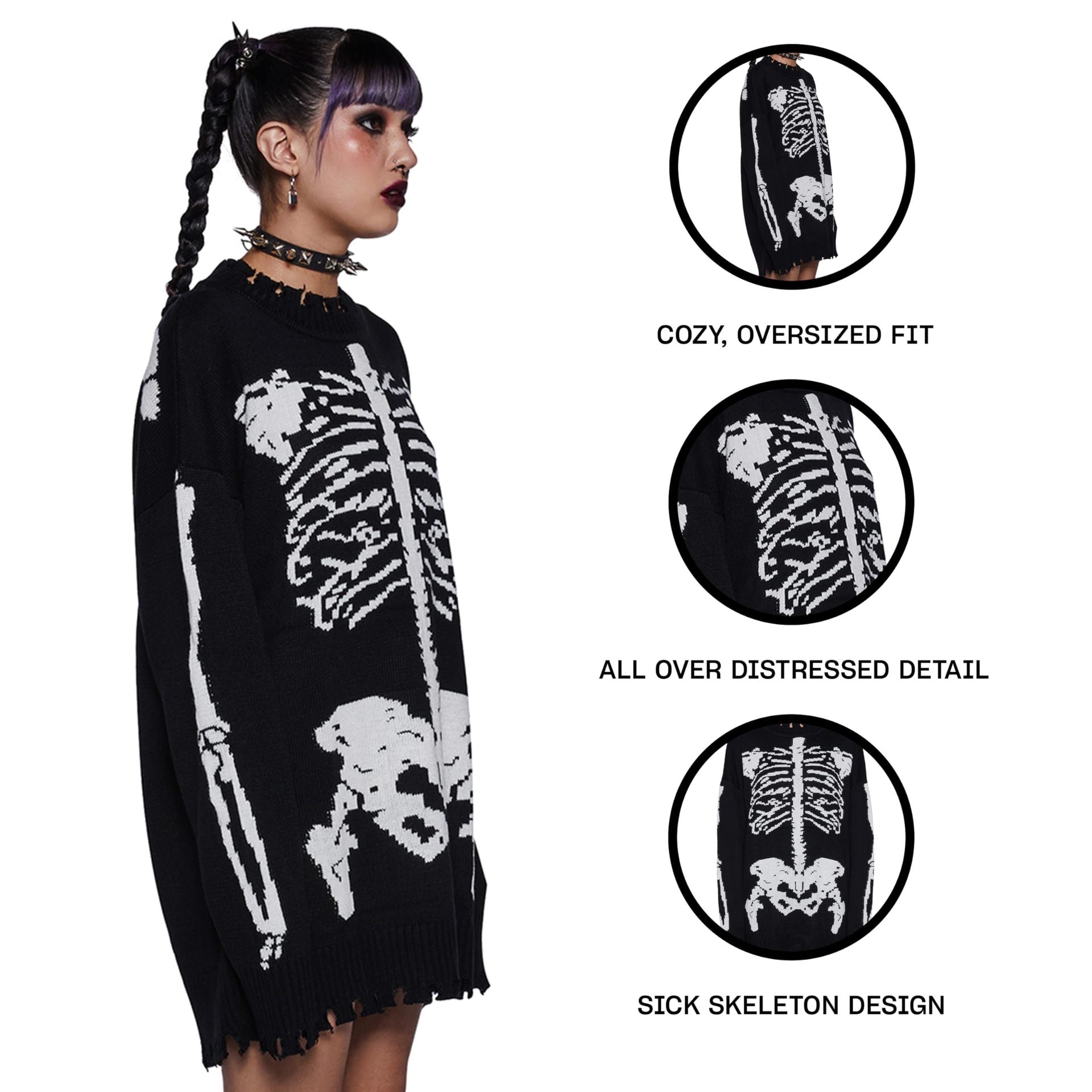 Bare Bones and Bothered Sweater