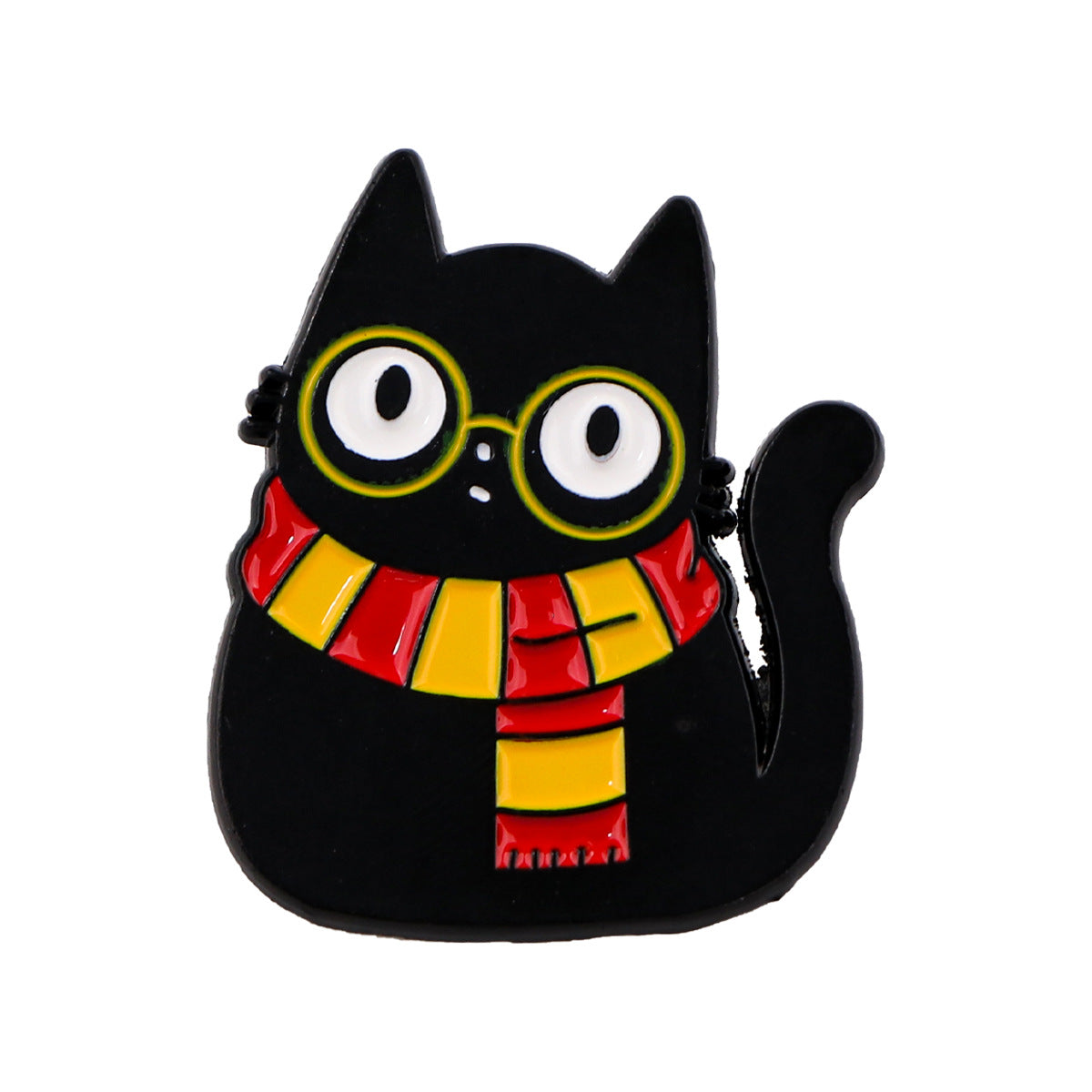 Cartoon Cute Black Cat Accessories Badge - Pins