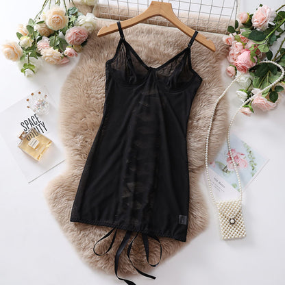 Sheer Seduction Mesh Strapless Bodysuit