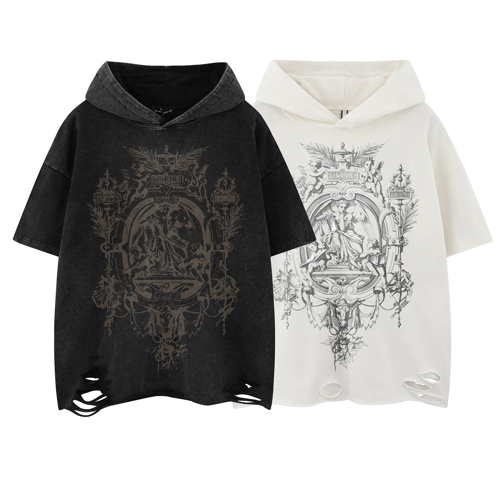 Rebel Spirit Hooded Short Sleeve Tee