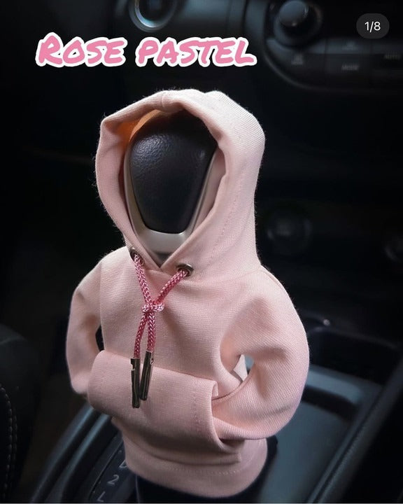 Miniature Hoodie Car Shifter Cover