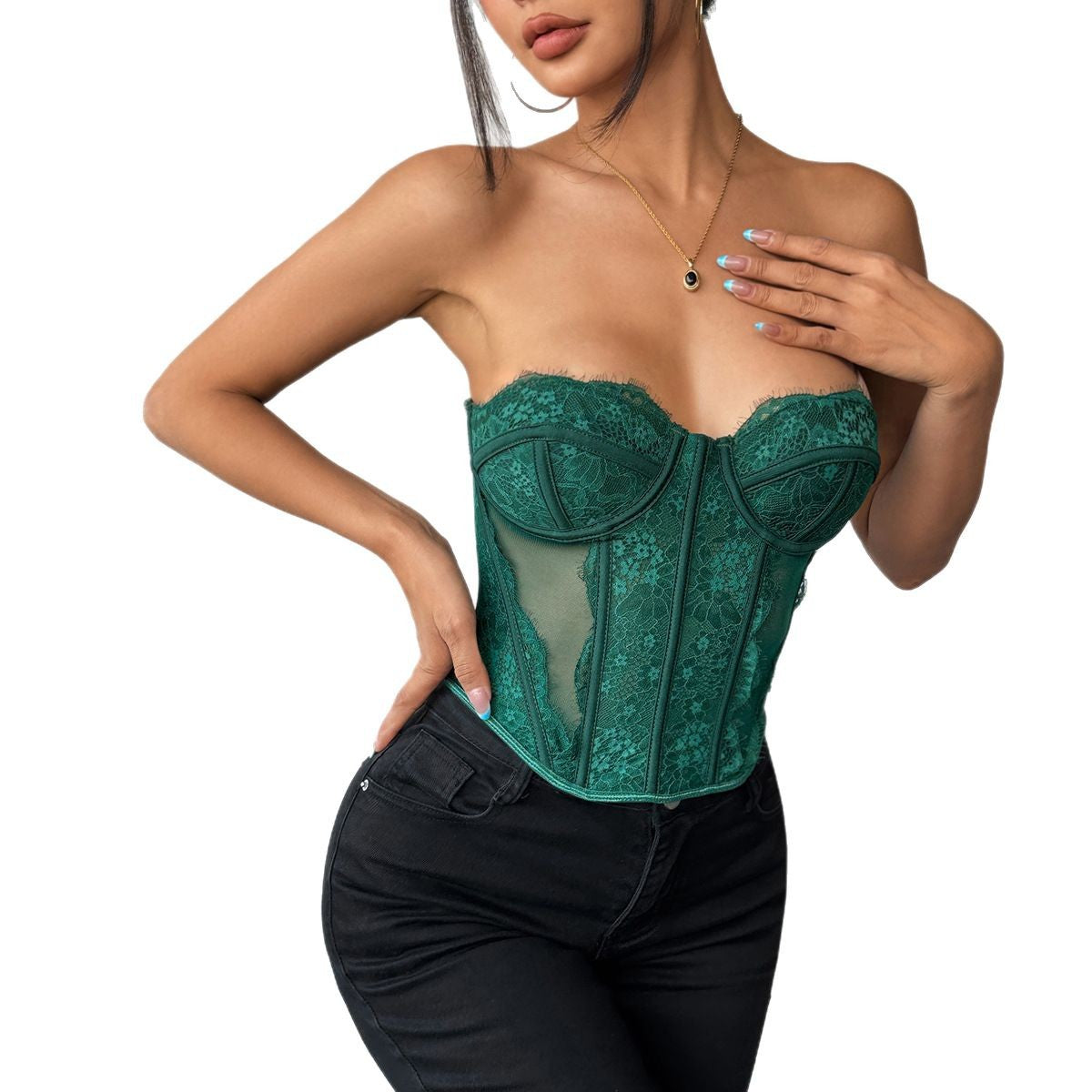 Pure Temptation Lace Boned Corset