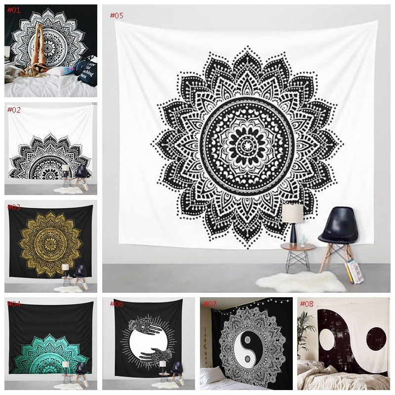 Mandala Tapestry Wall Hanging