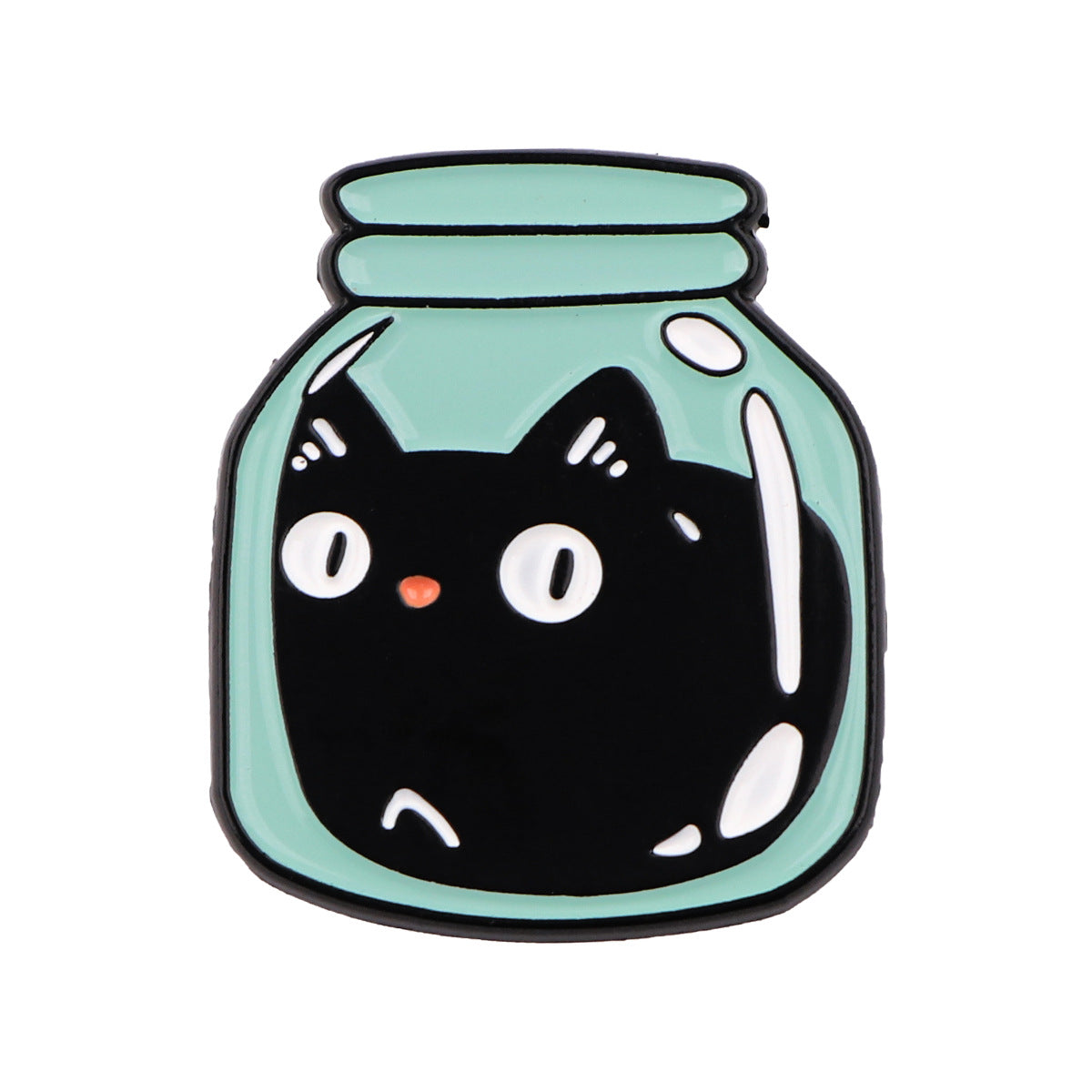 Cartoon Cute Black Cat Accessories Badge - Pins