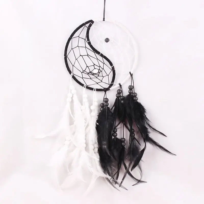 Feather & Bead Dream Catche