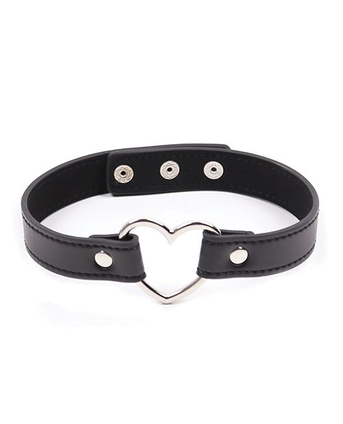 Talk Dirty To Me Faux Leather Collar