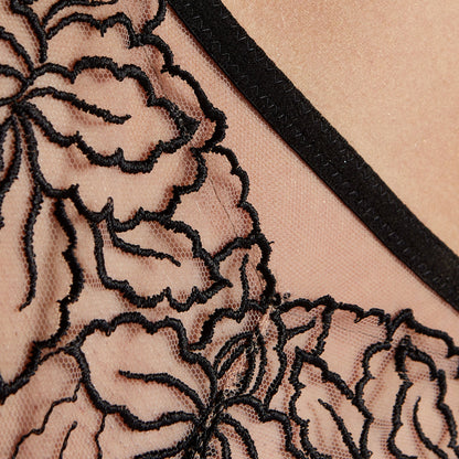 Sheer Mesh Thong Panty Gorteks Rumi-4