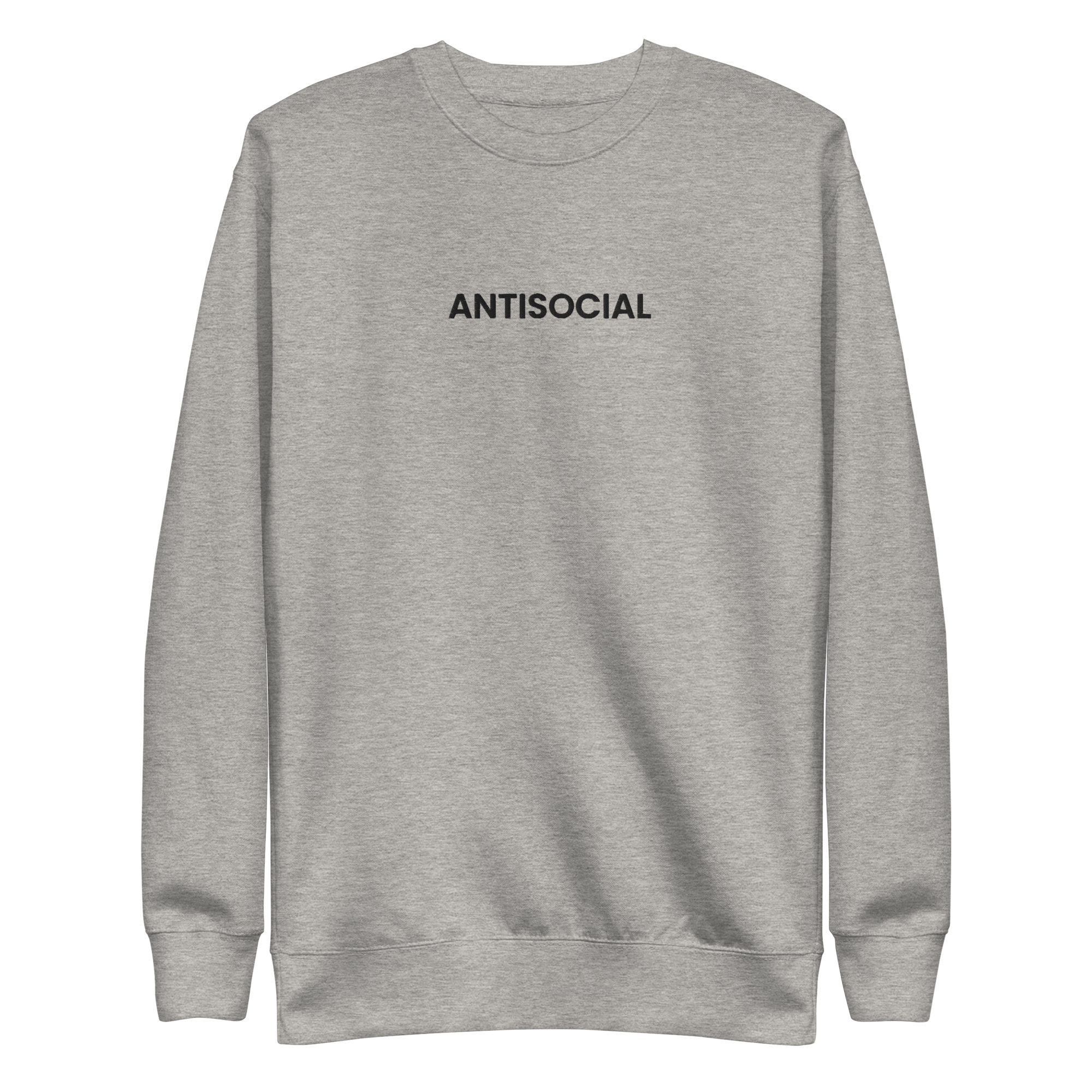 Antisocial Embroidered Unisex Sweatshirt