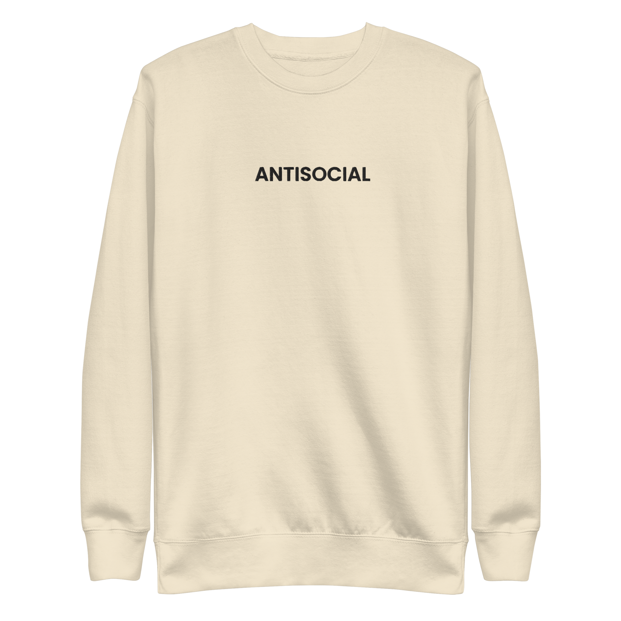 Antisocial Embroidered Unisex Sweatshirt
