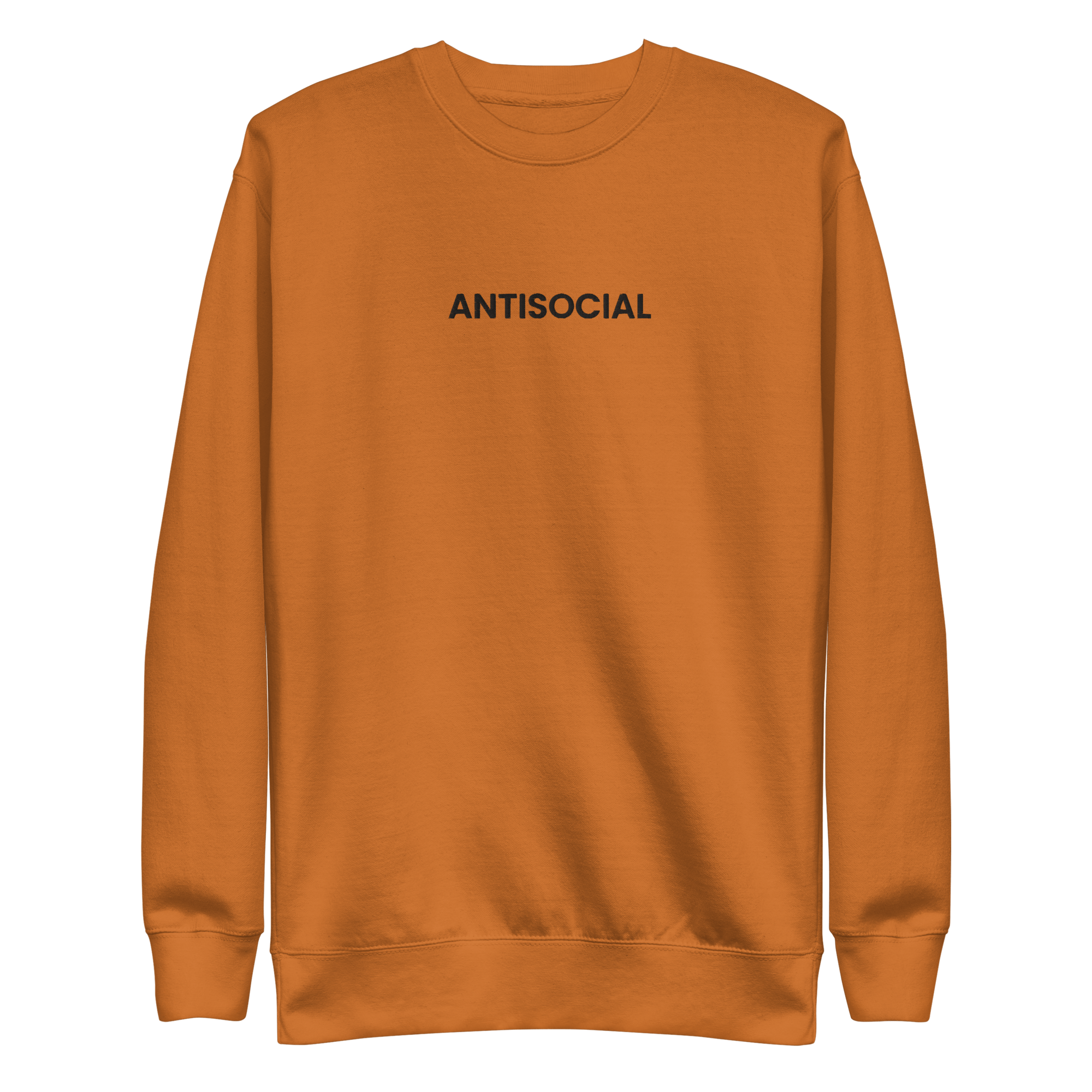 Antisocial Embroidered Unisex Sweatshirt