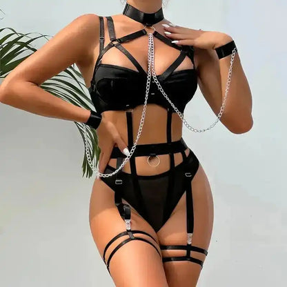 Bustier and Thong - Cosplay Lingerie Set-4