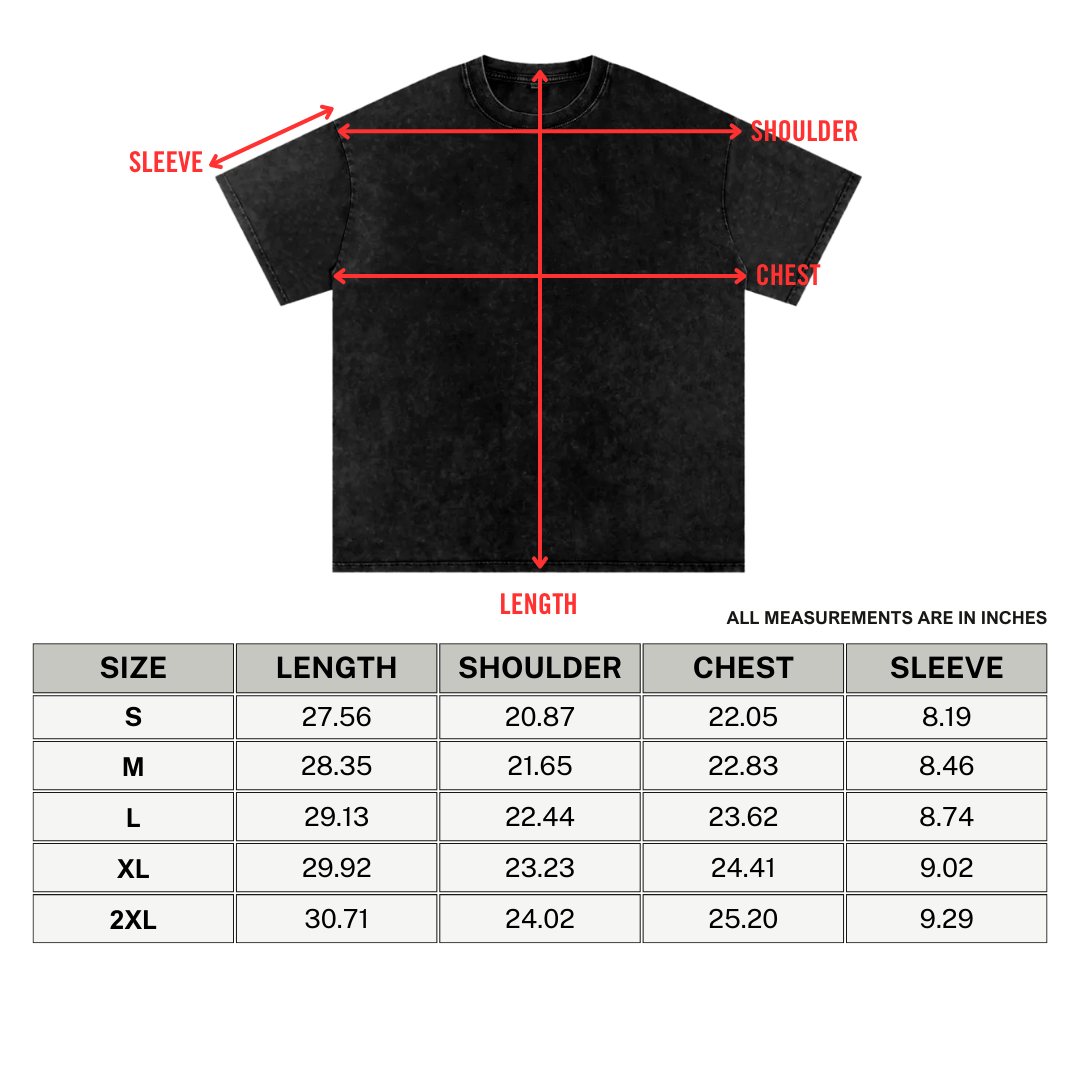 Dracula Bites Vintage Acid Wash Oversize T-Shirt