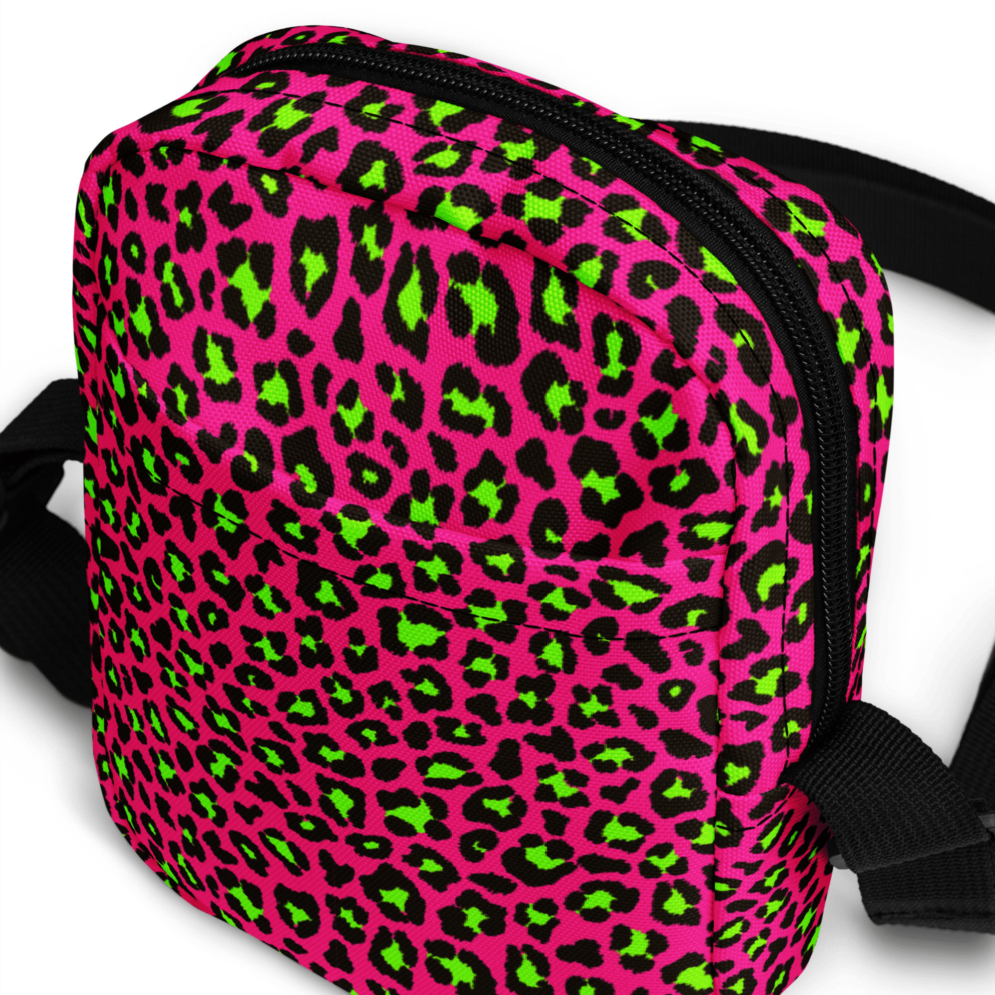 Electric Leopard Crossbody Bag