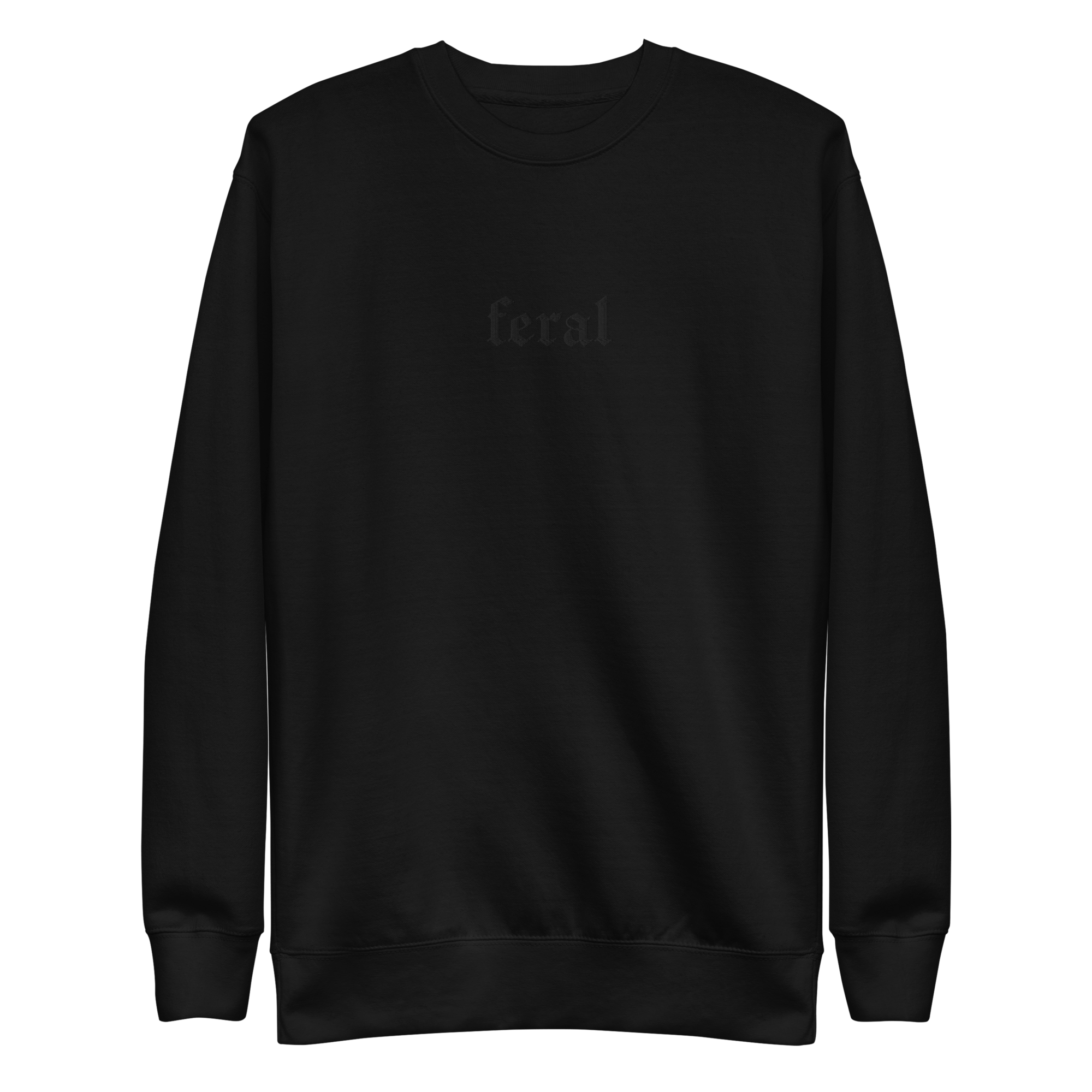 Feral Blackout Embroidered Sweatshirt