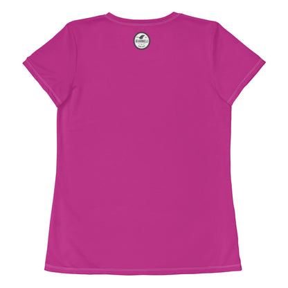 LOVE ART AND STYLE Women's Athletic T-shirt by Gianneli-4