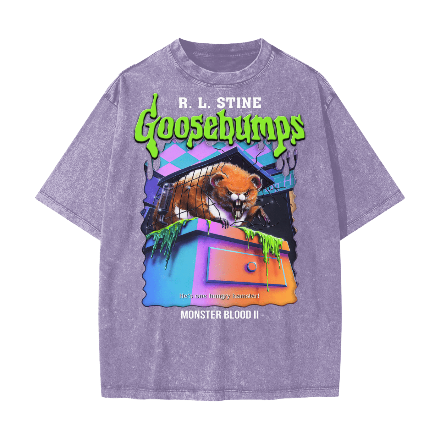 Goosebumps Monster Blood II Heavyweight Snow Washed T-Shirt