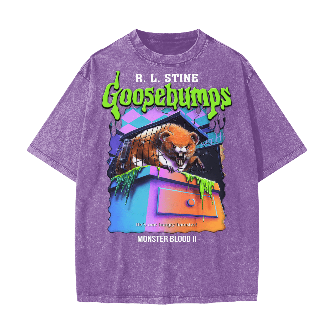 Goosebumps Monster Blood II Heavyweight Snow Washed T-Shirt