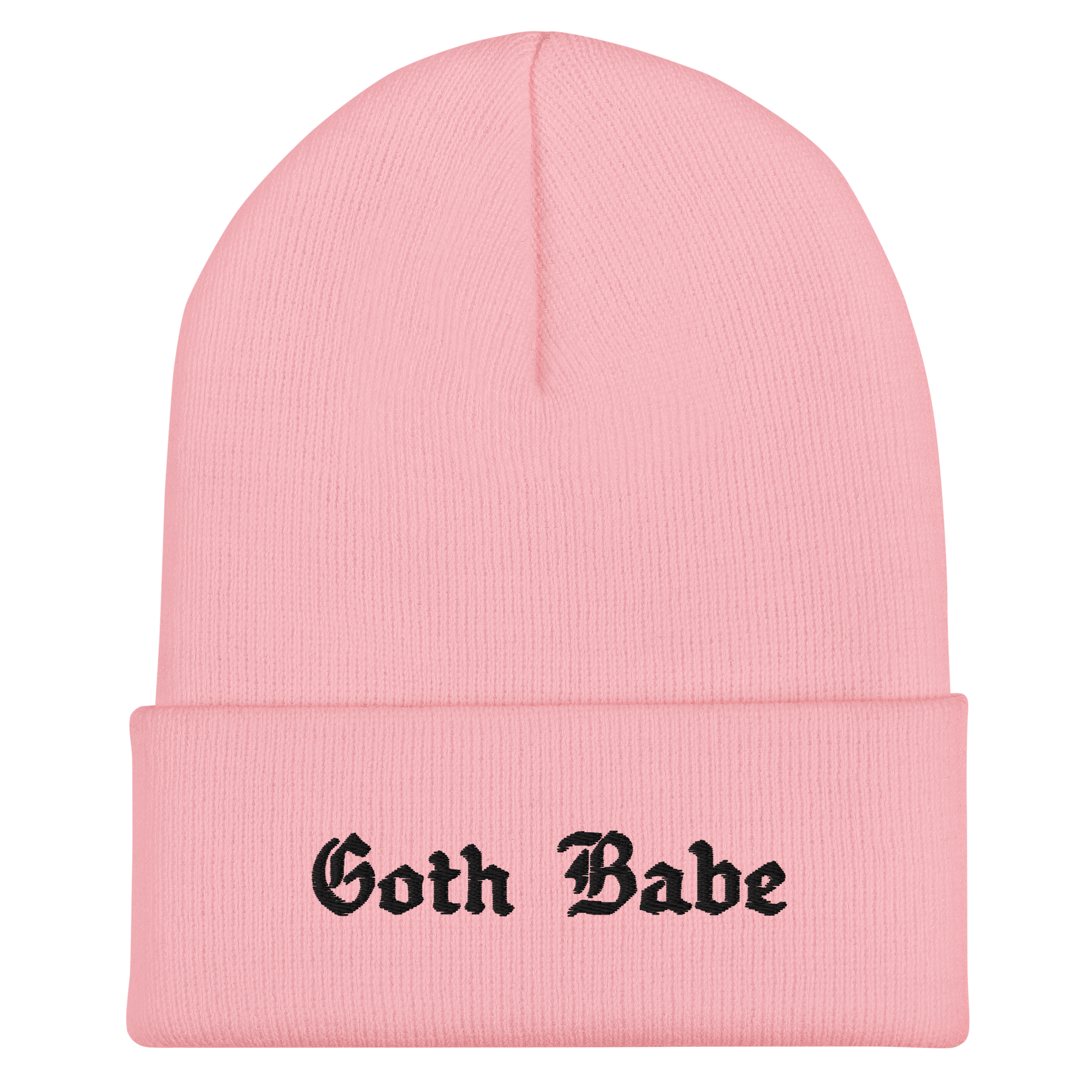 Goth Babe Cuffed Beanie