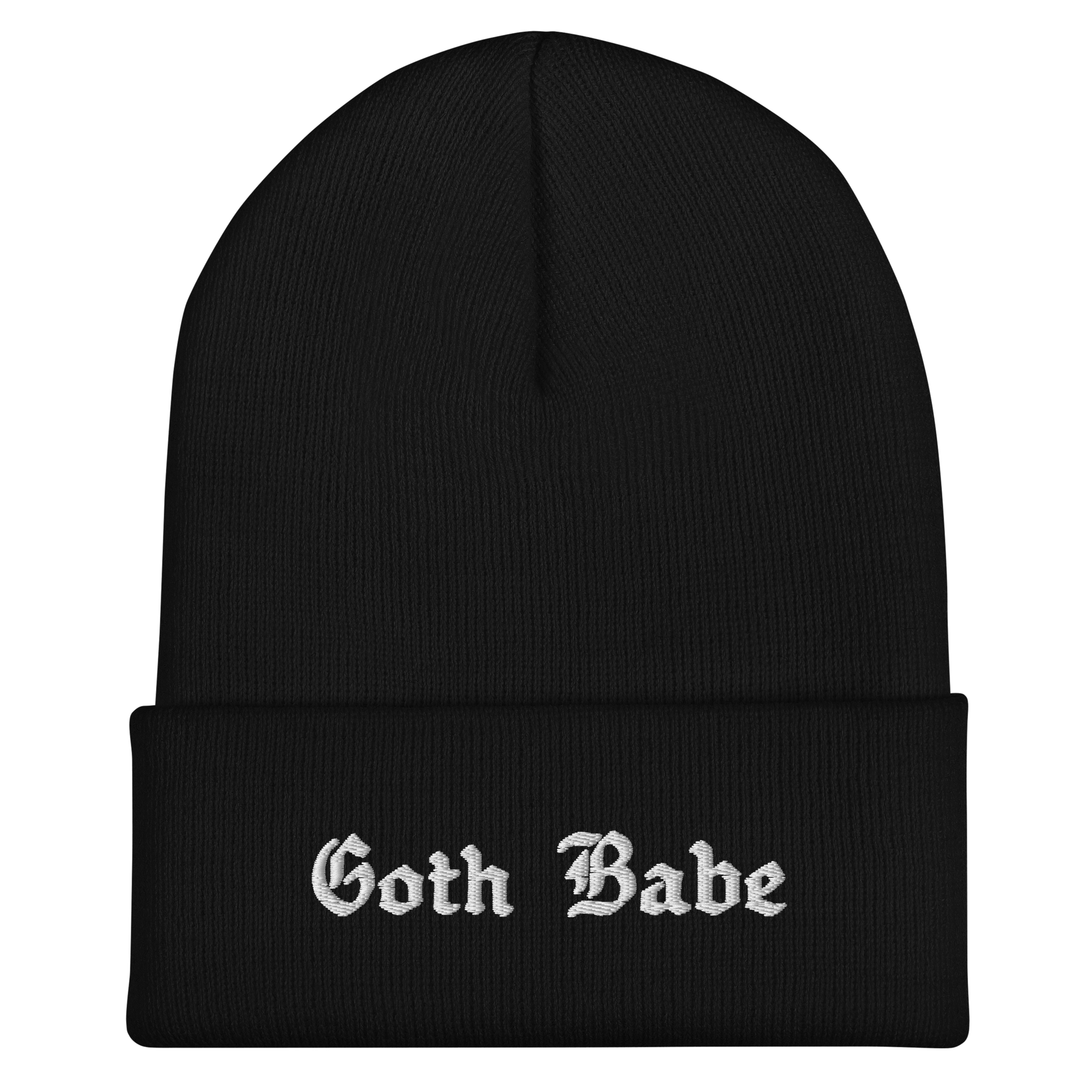 Goth Babe Cuffed Beanie
