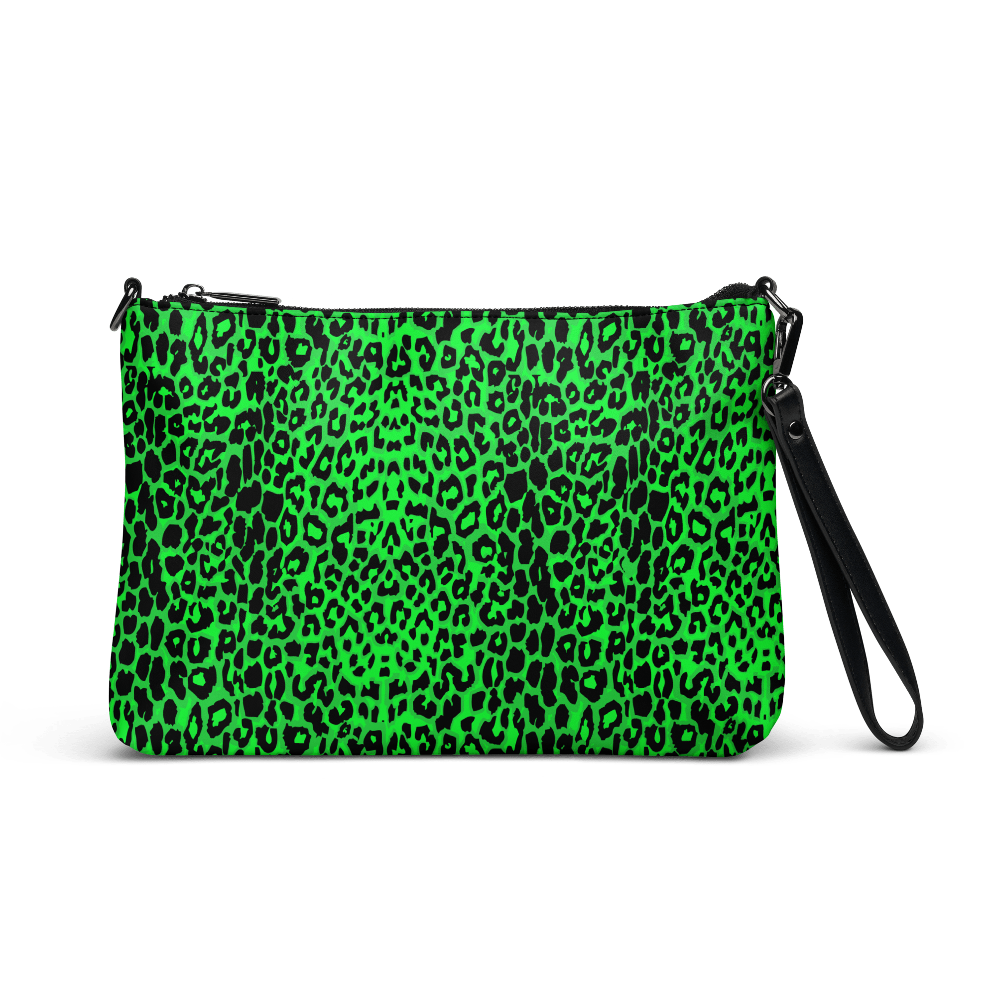 Lime Leopard Crossbody Bag