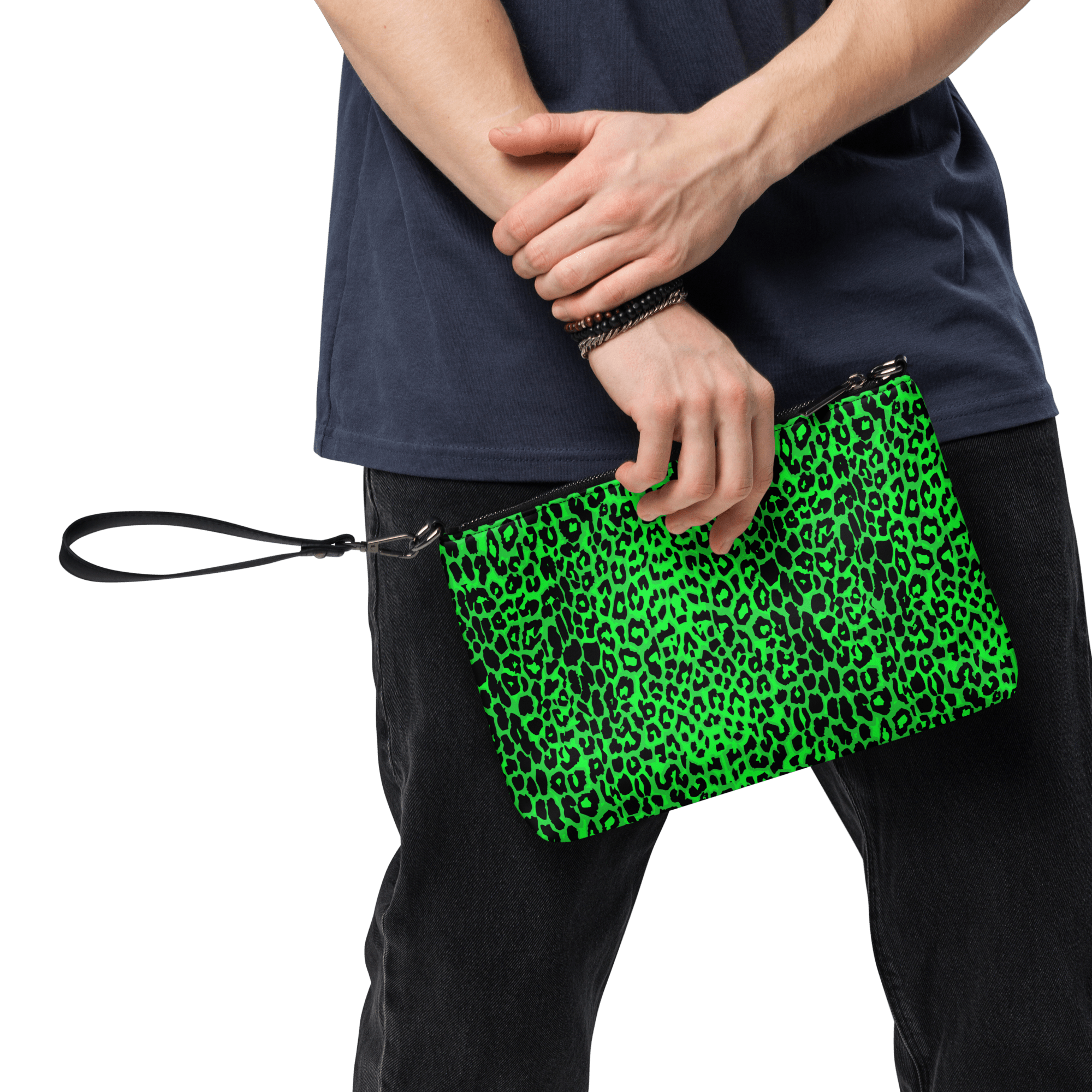 Lime Leopard Crossbody Bag