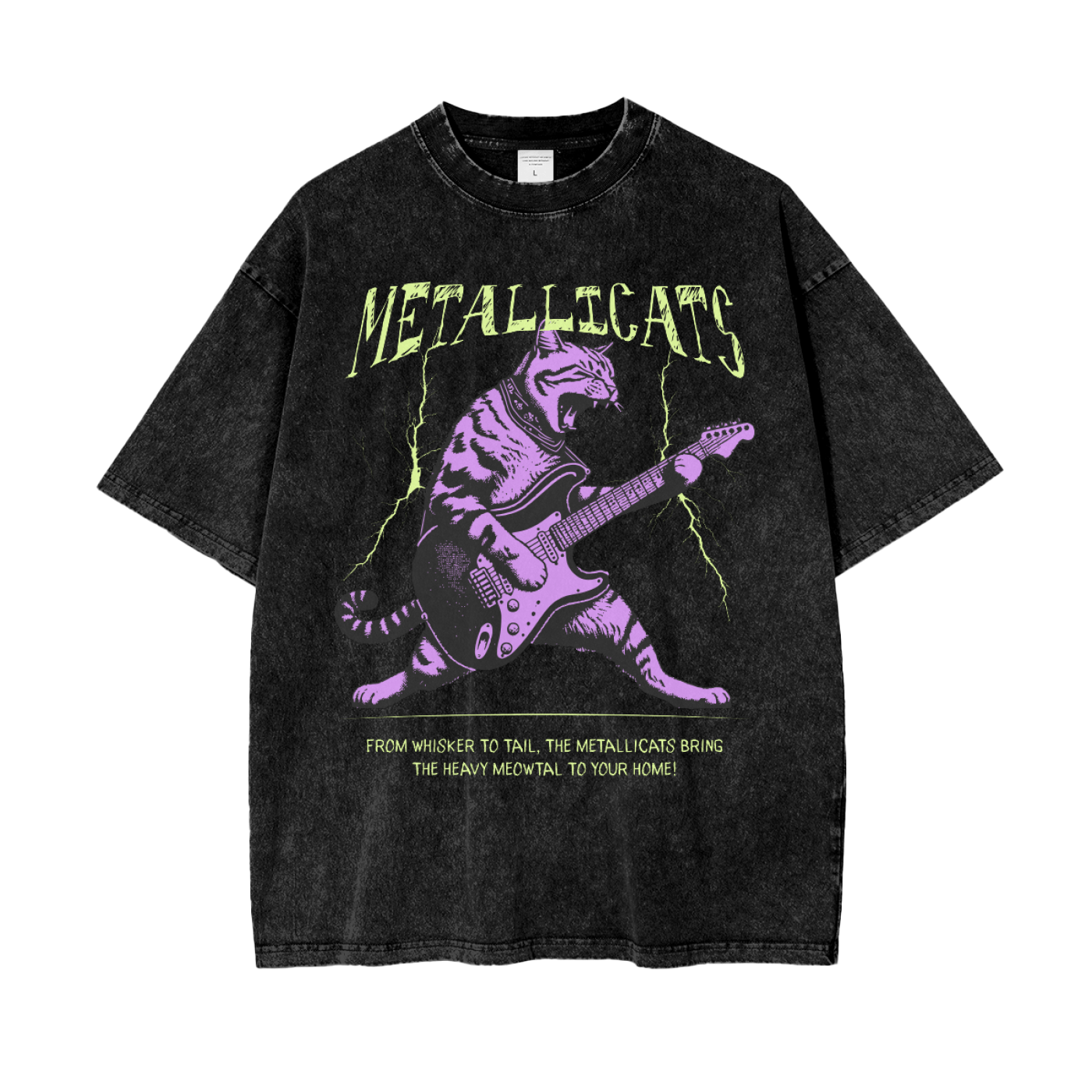 Metallicats Snow Washed T-Shirt