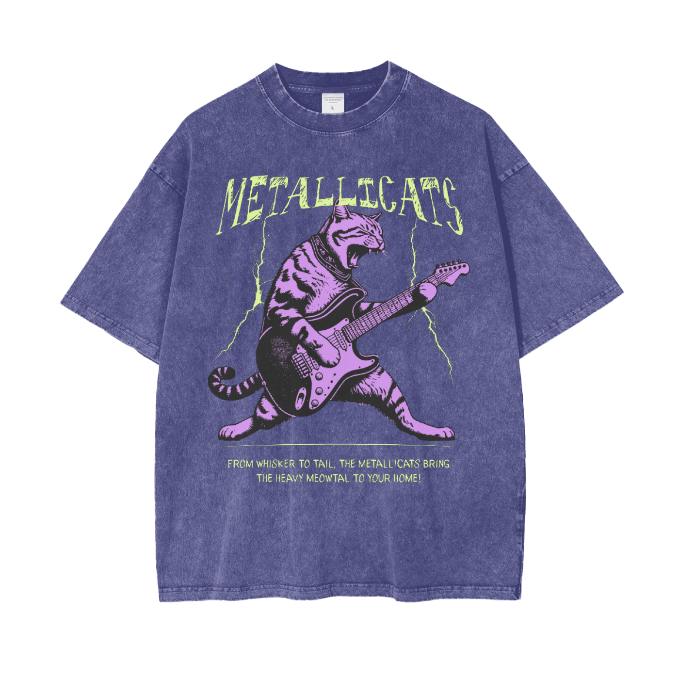 Metallicats Snow Washed T-Shirt