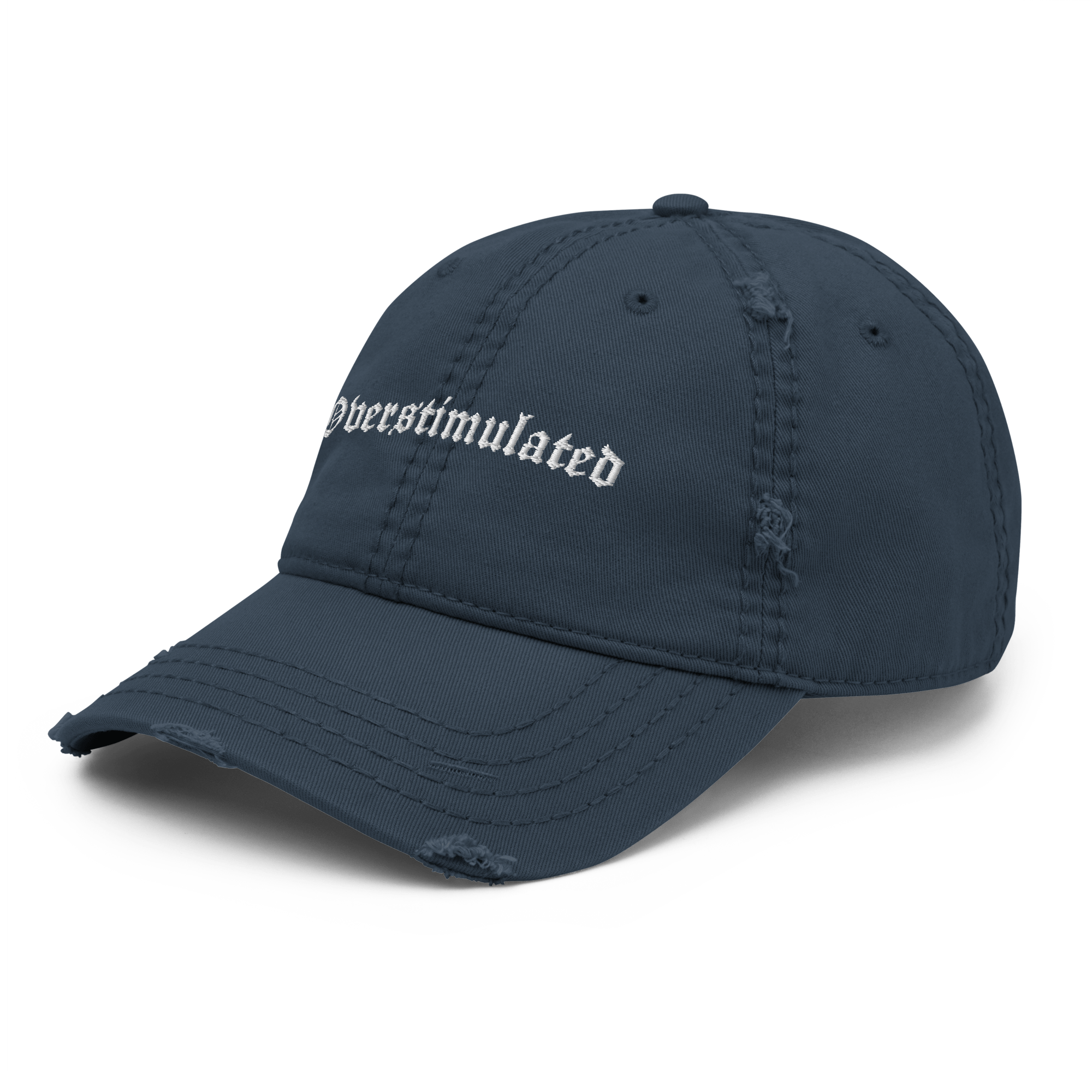 Overstimulated Distressed Dad Hat